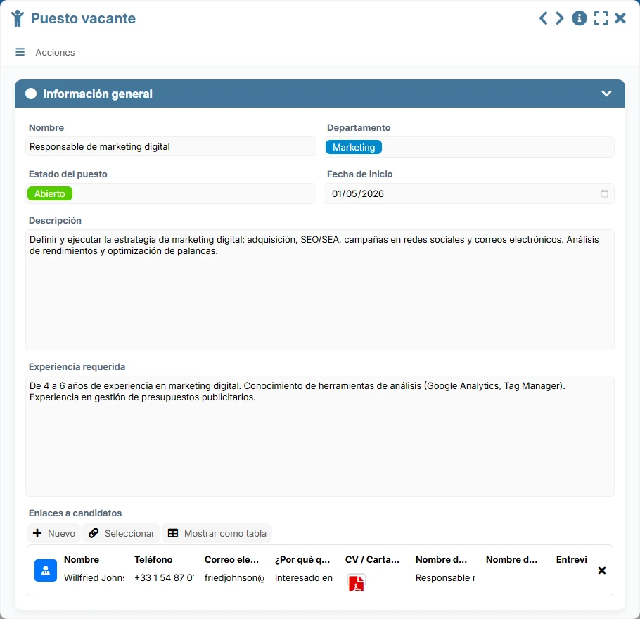 Seguimiento de candidaturas - formulario 3