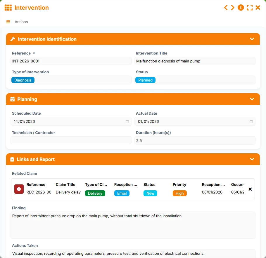 Claims Tracking - form 7
