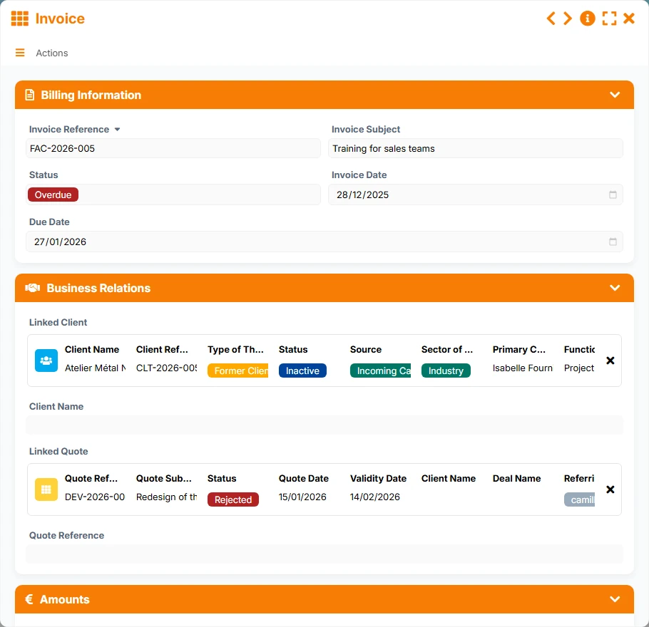 Customer Tracking - form 3