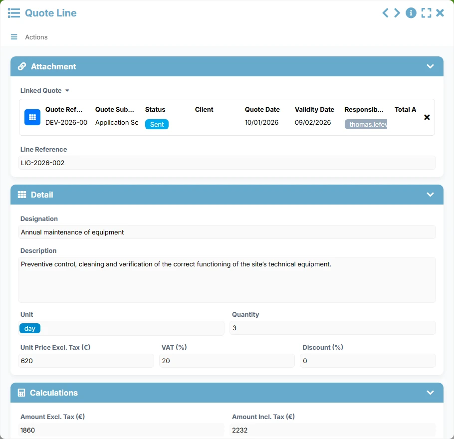 Construction tracking - form 8