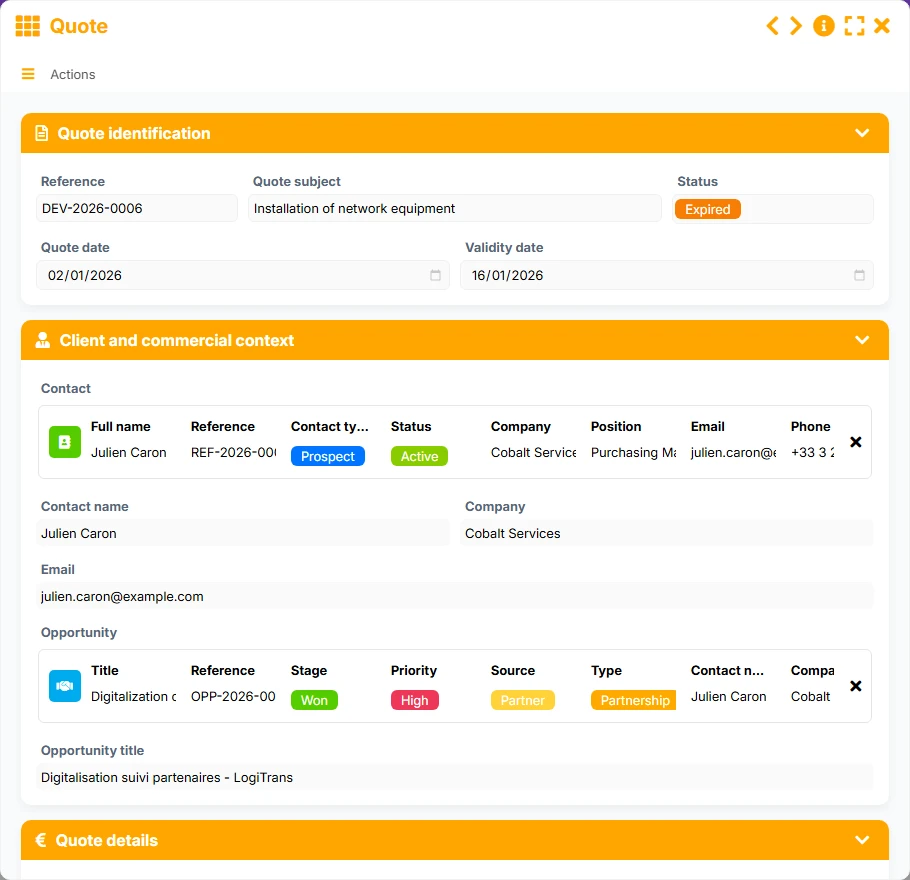 CRM - form 4