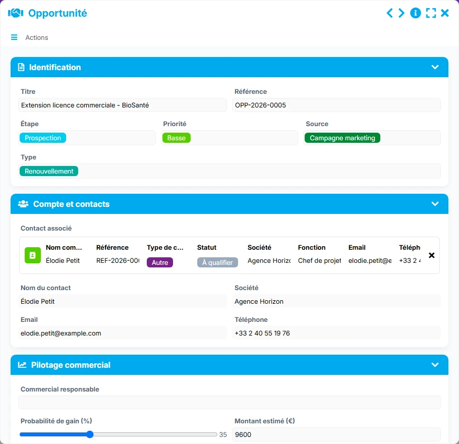 CRM - formulaire 4