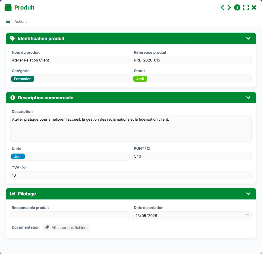 CRM - formulaire 5