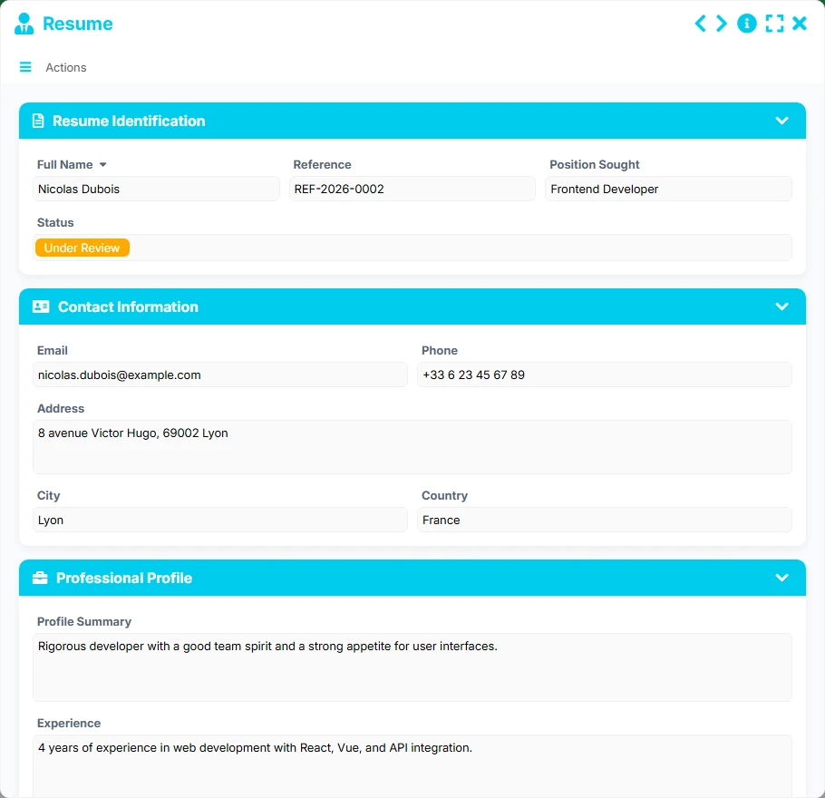 Document Management - form 7