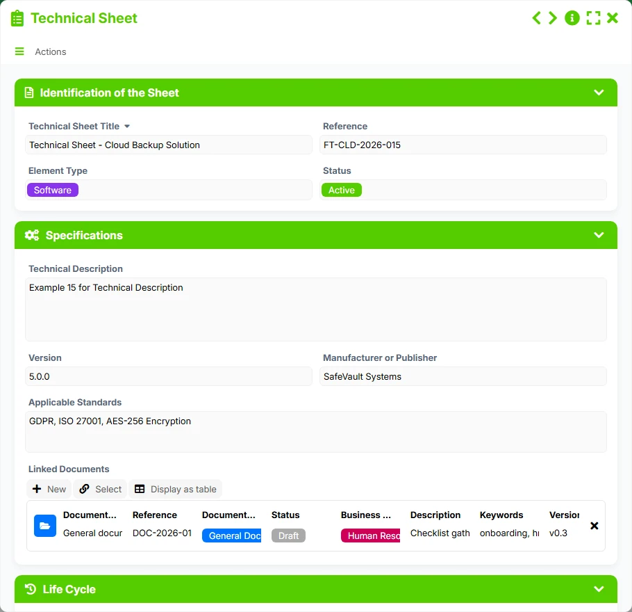 Document Management - form 8