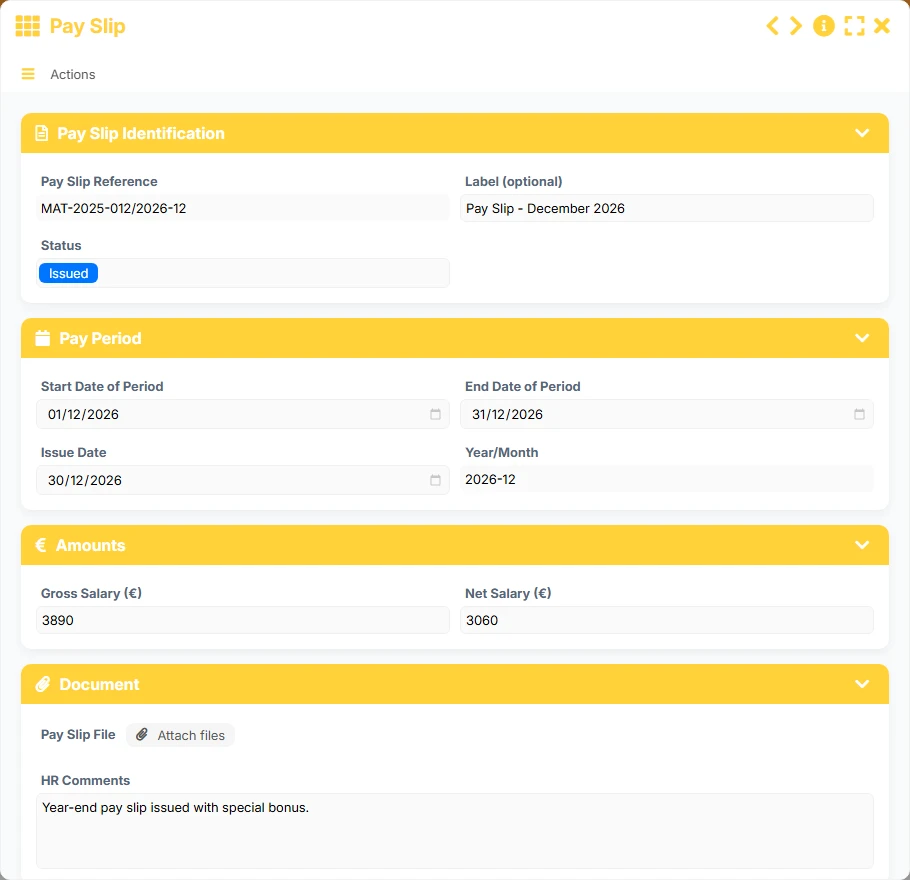 Employee Documents - form 3