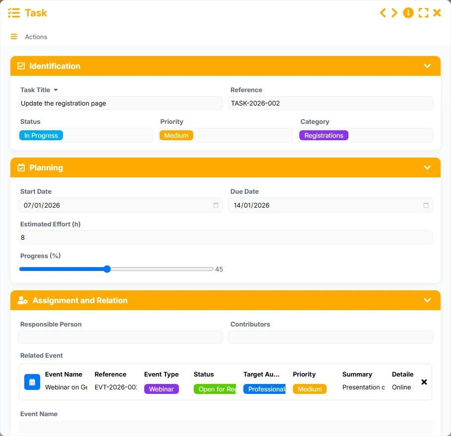Event Tracking - form 4