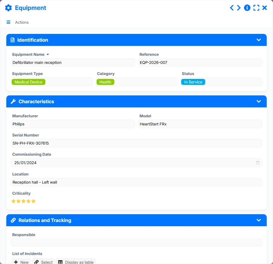 Incident tracking - form 3