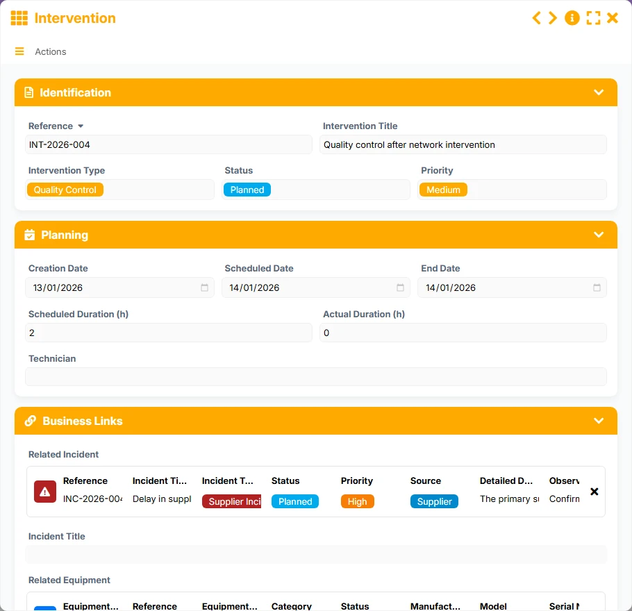 Incident tracking - form 5