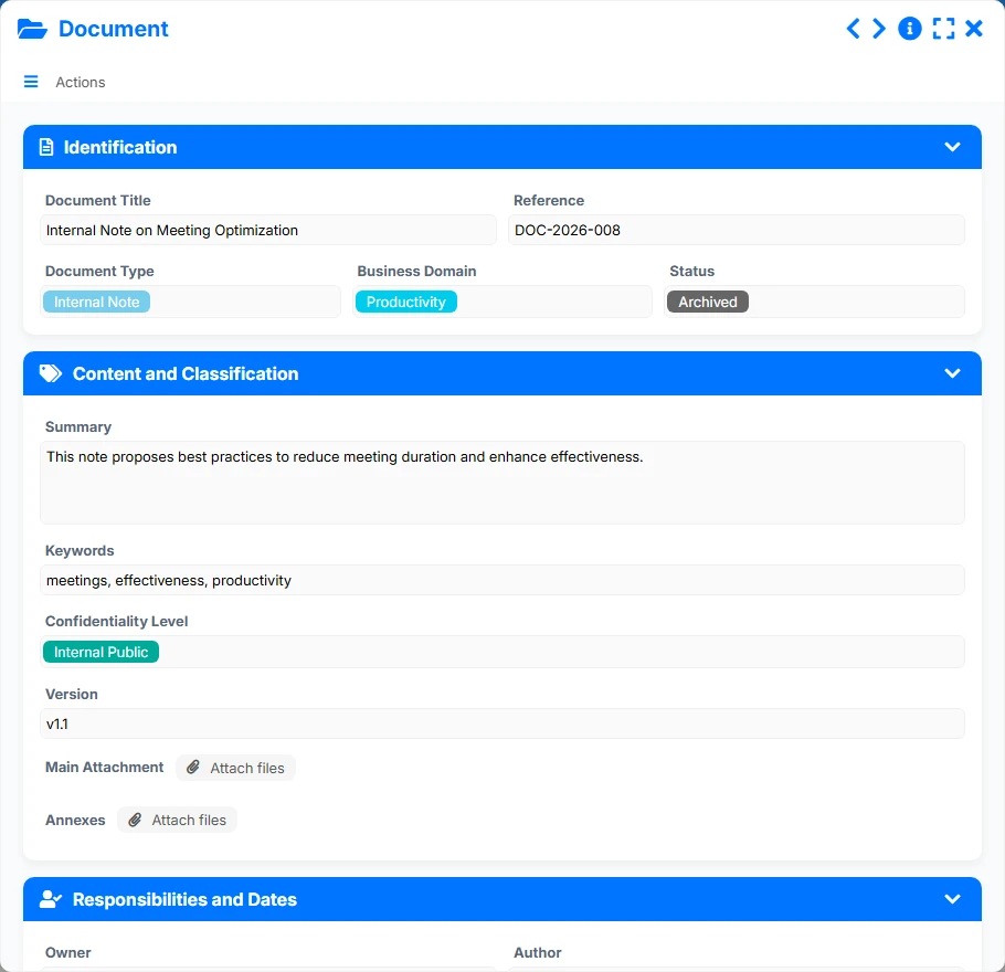 Knowledge base - form preview