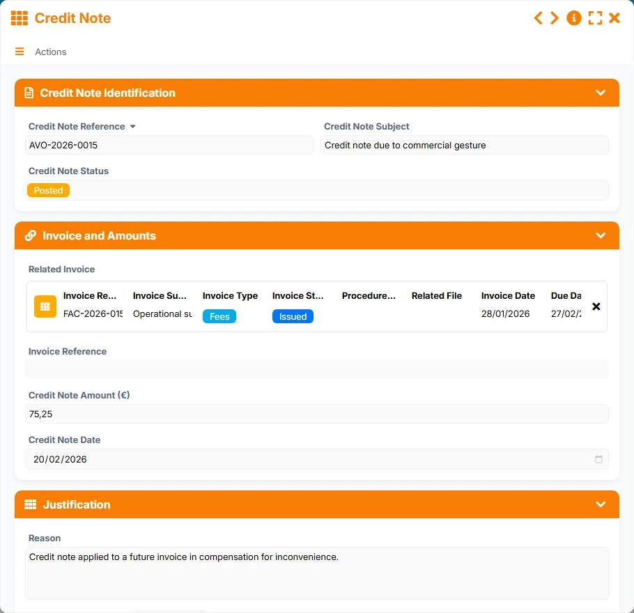 Negotiation Tracking - form 4
