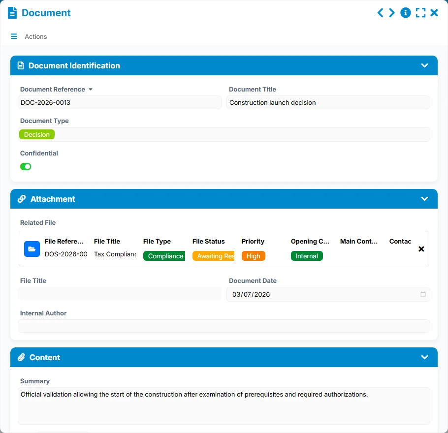 Negotiation Tracking - form 5