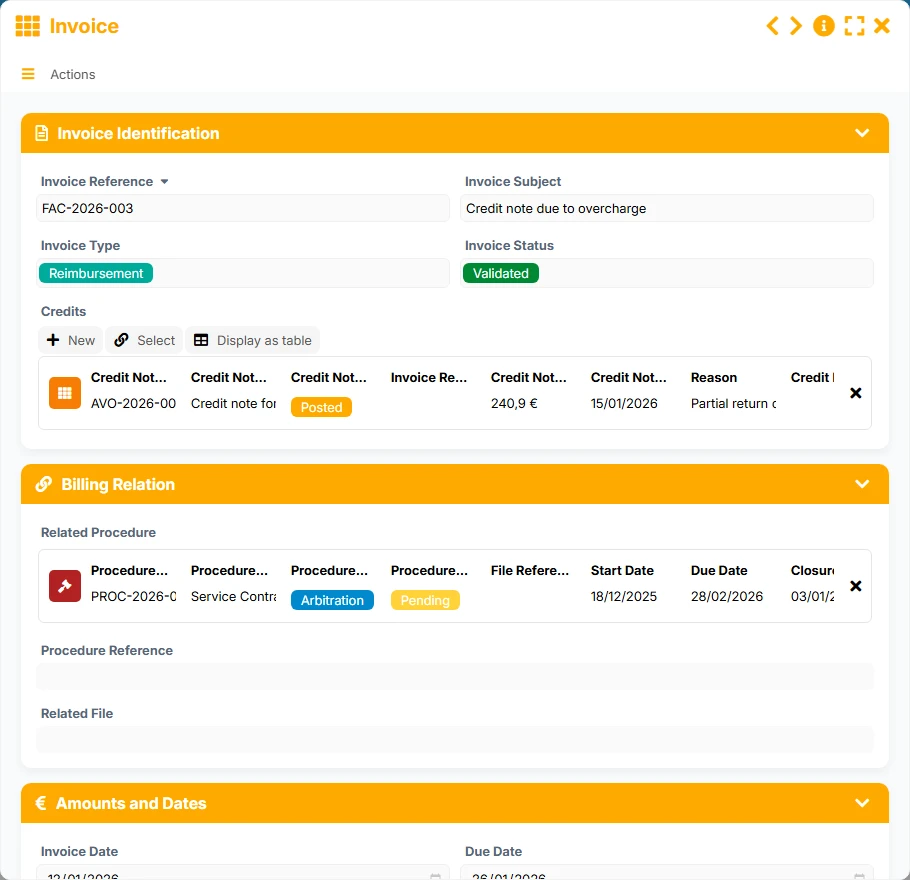 Negotiation Tracking - form 7