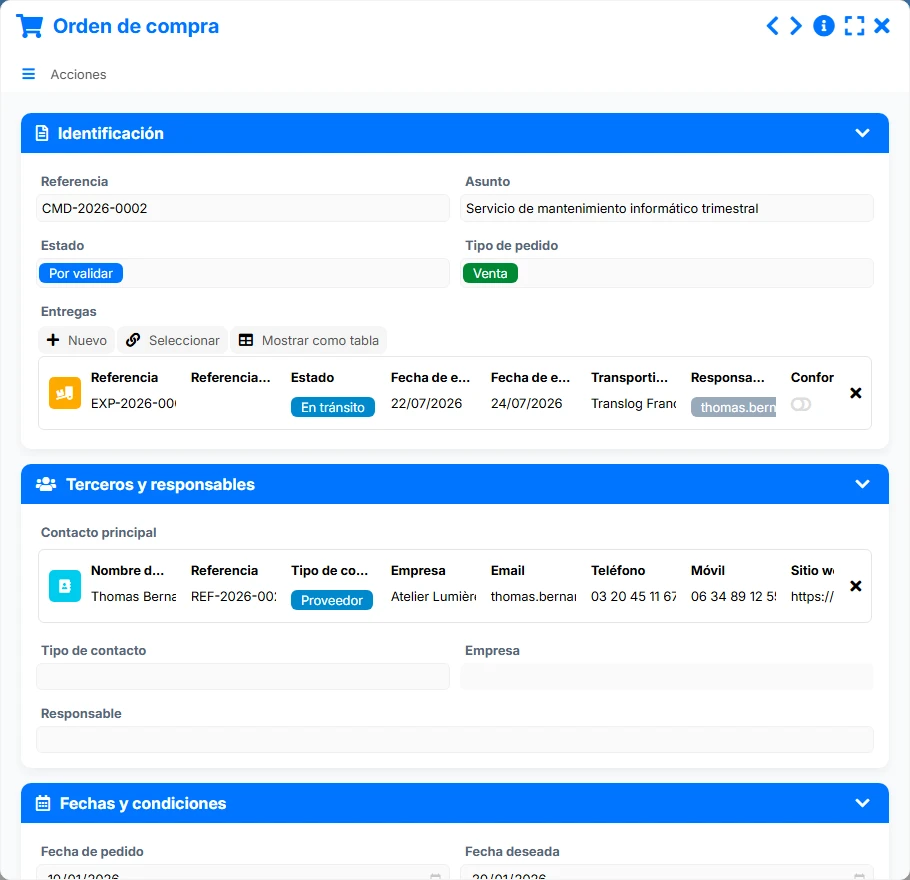 Seguimiento de pedidos - formulario 4