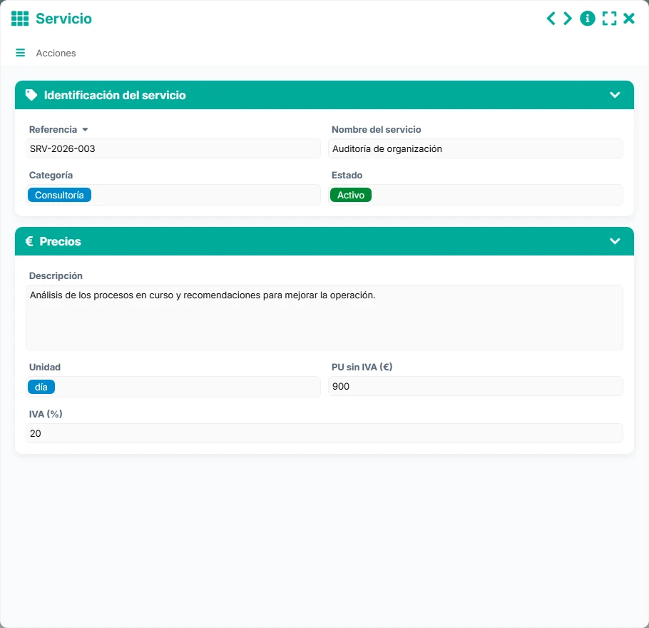 Seguimiento de cotizaciones - formulario 6
