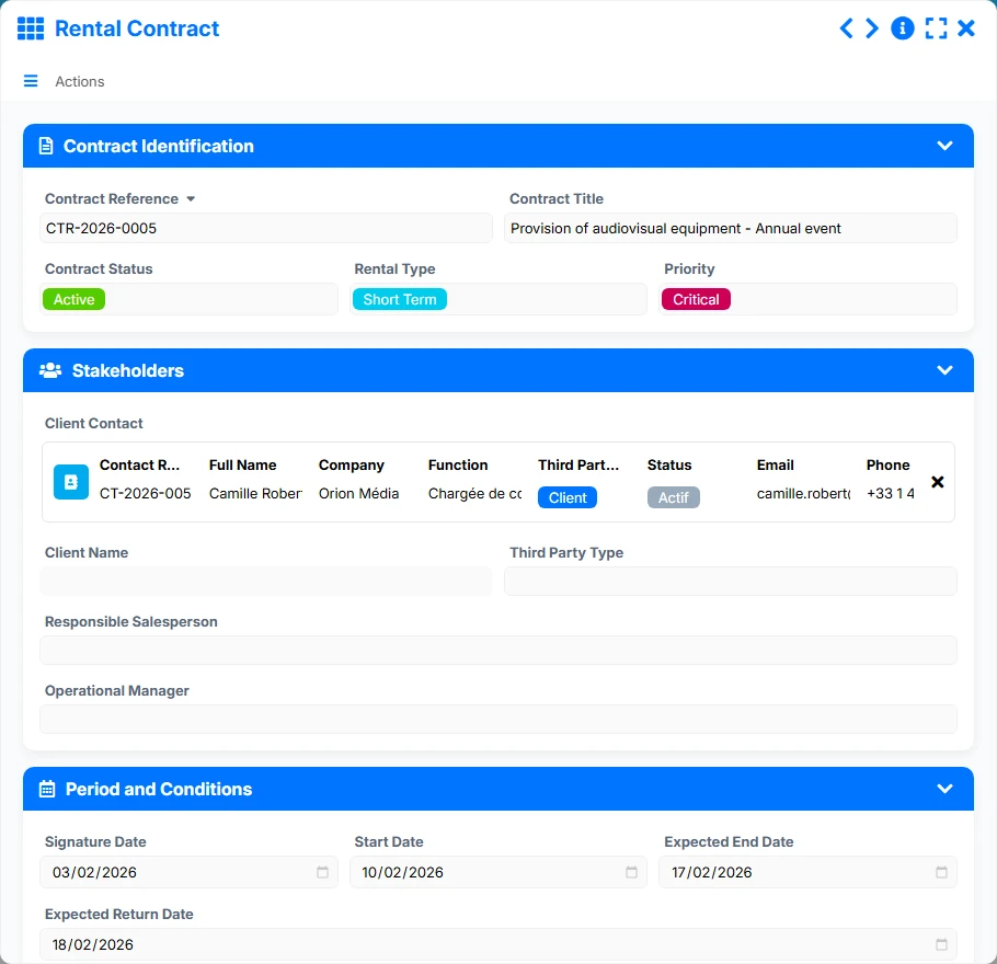 Rental Tracking - form 4