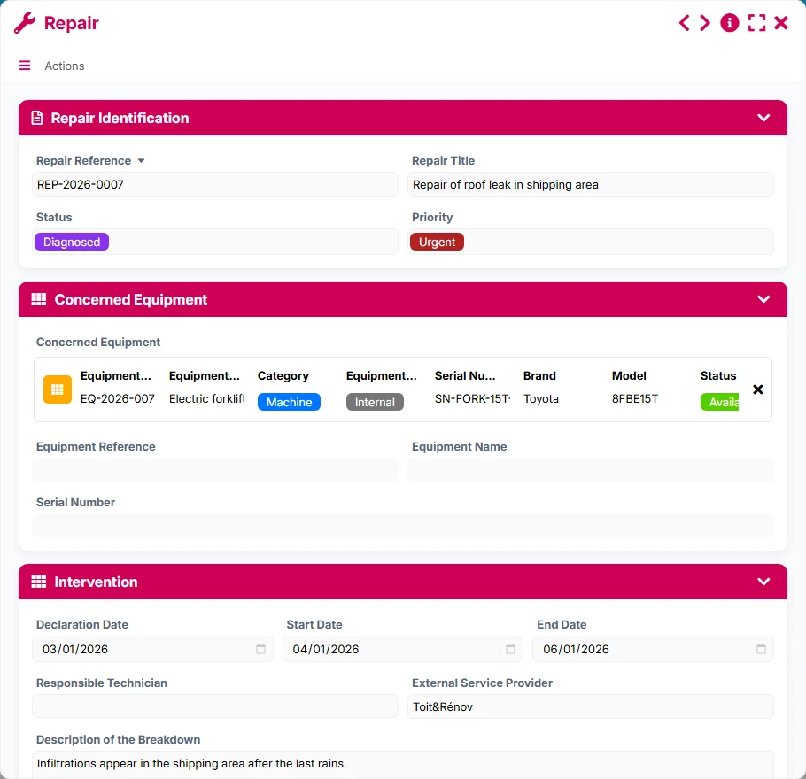 Rental Tracking - form 5