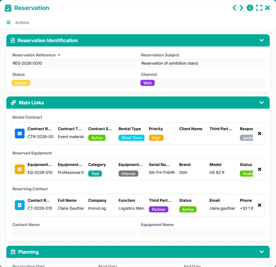Rental Tracking - form 6