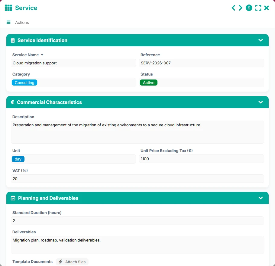 Sales tracking - form 9