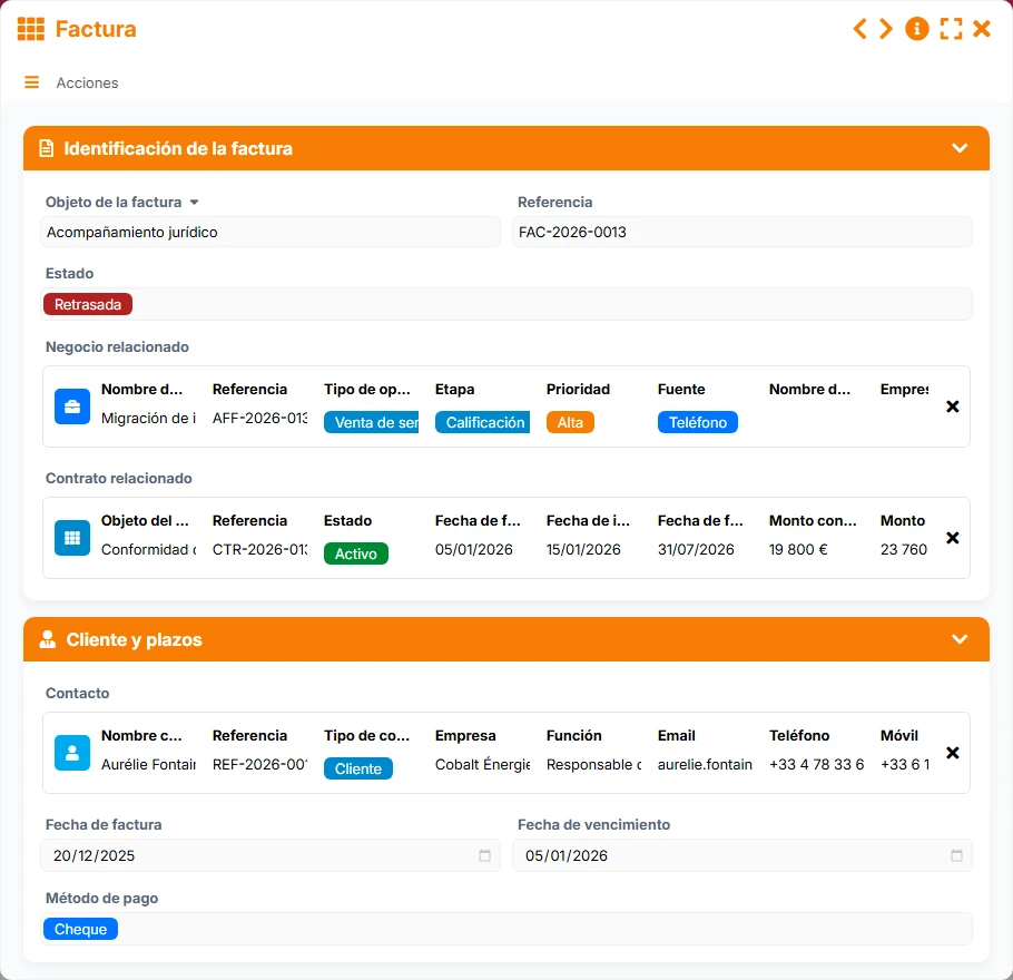 Seguimiento de ventas - formulario 3