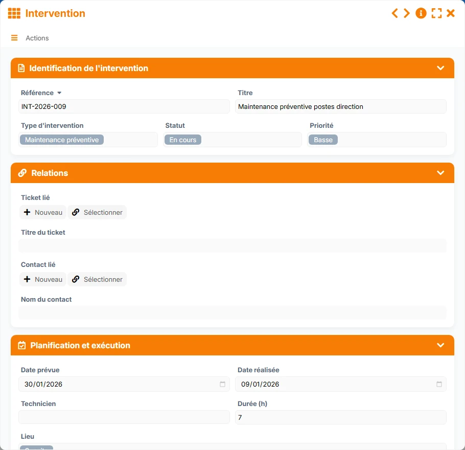 Ticket tracking - form 3