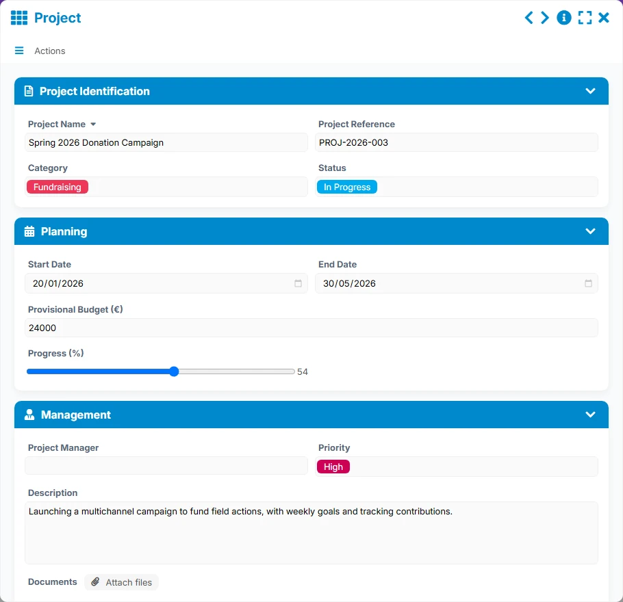 Volunteer Tracking - form 3